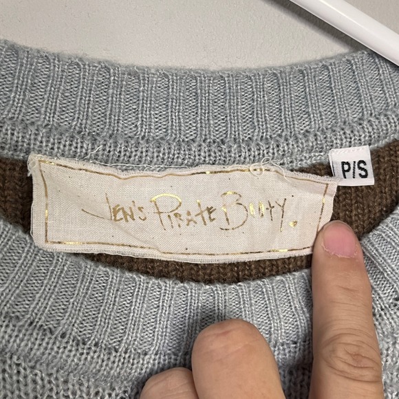 Jen's Pirate Booty Sun Valley Sweater Storm Lama Oversized S Cozy Boho Thick - Picture 6 of 11